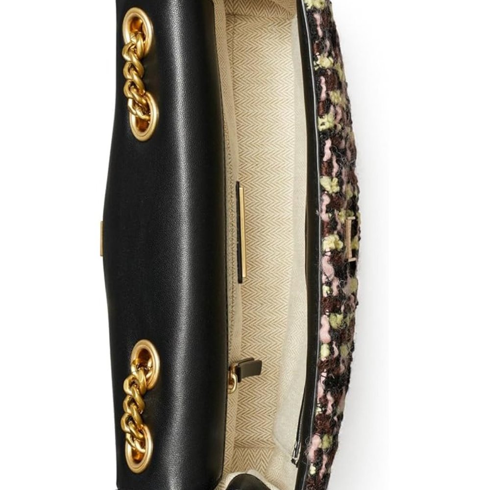 Tory Burch $548 152344 Kira Tweed Small Convertible Multi Shoulder Bag NWT! - Picture 4 of 9